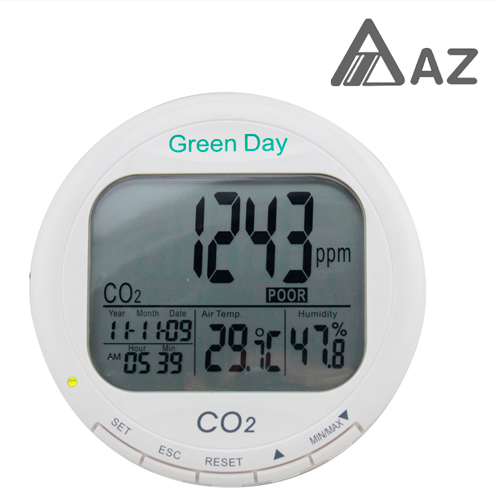 DATA LOGGER CO2 DIOXIDO DE CARBONO TERMOHIGROMETRO AZ 7798 – GreenTech  Instruments