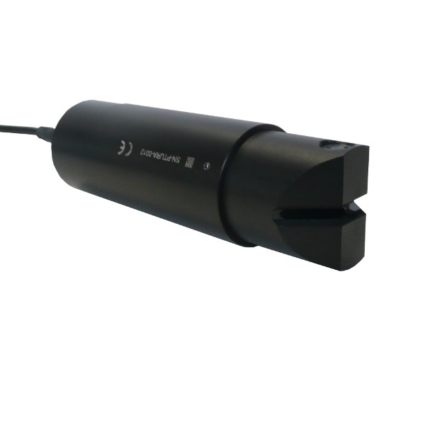 Sensor óptico basado en absorciometría IR - Rangos de medición: SS: 0-50 g / L, Manta de lodo 0-100% Turbidez 0-4000 FAU - Comunicación digital RS-485 Modbus / SDI-12 - Sensor robusto